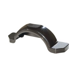 Fulton Trailer Fender, 14 in. Tire Size, Black