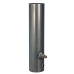 Bulldog Round Gooseneck Trailer Coupler Outer Tube Sleeve Replacement Adapter Hitch 4-1/2" 1 Set Screw 3/4" Pin