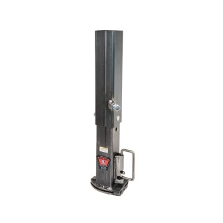 Bulldog Square Gooseneck Trailer Coupler 25,000 lbs 4.5" Outer Sleeve 4" Inner Tube 32" Tall -5/16" Hitch Ball