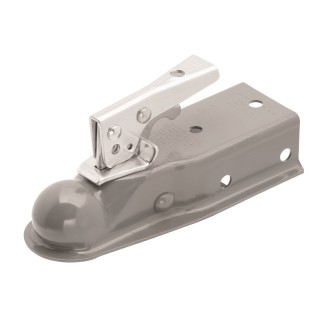 11200 0317 Fulton Straight Trailer Hitch Coupler 1-7/8 inch Diameter 2000 lbs. Capacity 2 inch Channel Width Fulton Fas-Lok Trailer Coupler 2" Channel Tongue 1-7/8" Ball 2,000 lbs. Trigger Latch Primed