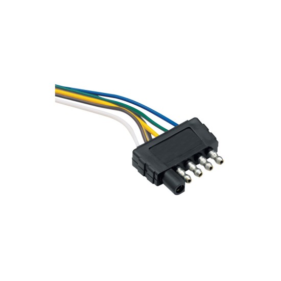 118017 Tow Ready Trailer Wiring Connector 5-Way Trailer End 48 inch Length Wire 5-Flat 48" Trailer End Wiring Harness
