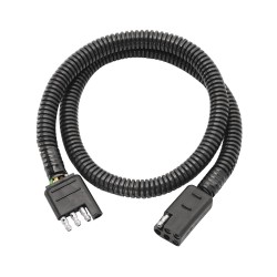 4-Flat Wiring Harness Tow Plug Kit Trailer End Connector to 6 Pole Square Adapter for Jayco Type Trailers 4-Flat Wiring Harness Tow Plug Kit Trailer End Connector to 6 Pole Square Adapter for Jayco Type Trailers