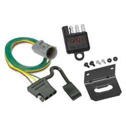 Trailer Wiring and Bracket w/ Light Tester For 95-01 Ford Explorer 98-99 Ranger w/Factory Tow Package Plug & Play 4-Flat Harness Trailer Wiring and Bracket w/ Light Tester For 95-01 Ford Explorer 98-99 Ranger w/Factory Tow Package Plug & Play 4-Flat Harness