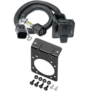 Tow Harness Wiring Package (7-Way) 7-Way Mounting Bracket 118242 118138 Tekonsha 7-Way RV Trailer Wiring Harness Mounting Bracket 97-03 F-150 04 Heritage 97-99 F-250 w/Factory 4-Flat 97 98 99 00 01 02 03 04 1997 1998 1999 2000 2001 2002 2003 2004 7-Way RV Trailer Wiring Harness w/ Mounting Bracket For 97-03 F-150 04 Heritage 97-99 F-250 w/Factory 4-Flat