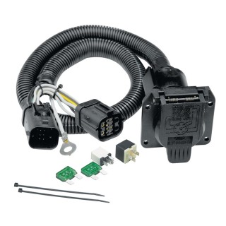 118242 1997 1998 1999 2000 2001 2002 2003 97 98 99 00 01 02 03 F-150 w/Factory 4-Flat 1997 Tekonsha Trailer Tow Wiring Harness 7-Way 7-Way RV Trailer Wiring Harness Kit For 97-03 F-150 04 Heritage 97-99 F-250 w/Factory 4-Flat