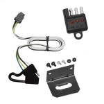 Plug and Play T-One Wiring Harness Connector 4-Flat Mounting Bracket 4-Flat Car End Tester w/ LED Display 118244 118144 20114 Tekonsha Trailer Wiring and Bracket Light Tester 00-04 Nissan Xterra w/Factory Tow Package Plug Play 4-Flat Harness 00 01 02 03 0 Trailer Wiring and Bracket w/ Light Tester For 00-04 Nissan Xterra w/Factory Tow Package Plug & Play 4-Flat Harness