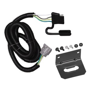 Plug and Play T-One Wiring Harness Connector 4-Flat Mounting Bracket Installation Instructions 118245 118144 Tekonsha Trailer Wiring and Bracket 01-03 Lexus RX300 Toyota Highlander 01-02 4Runner Land Cruiser 01-07 LX470 08-11 LX570 Plug Play 4-Flat Harnes Trailer Wiring and Bracket For 01-03 Lexus RX300 Toyota Highlander 01-02 4Runner Land Cruiser 01-07 LX470 08-11 LX570 Plug & Play 4-Flat Harness