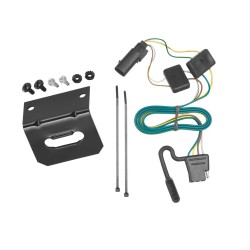 Trailer Wiring and Bracket For 08-12 Ford Escape 08-11 Mazda Tribute Mariner Plug & Play 4-Flat Harness