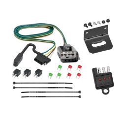 Trailer Wiring and Bracket w/ Light Tester For 2018 Traverse Limited 13-17 Chevy Traverse Buick Enclave GMC Acadia Plug & Play 4-Flat Harness Trailer Wiring and Bracket w/ Light Tester For 2018 Traverse Limited 13-17 Chevy Traverse Buick Enclave GMC Acadia Plug & Play 4-Flat Harness