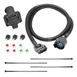 Complete Tow Package For 13-17 Buick Enclave Chevy Traverse GMC Acadia w/ 7-Way RV Wiring Harness Kit 2" Ball and Mount Bracket 2" Receiver Class 3