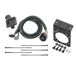 7-Way RV Trailer Wiring Kit w/ Mounting Bracket For 05-24 Frontier 05-12 Pathfinder 05-15 Xterra 09-12 Equator --Canada Only-- w/Factory Tow Package 7-Way RV Trailer Wiring Kit w/ Mounting Bracket For 05-24 Frontier 05-12 Pathfinder 05-15 Xterra 09-12 Equator --Canada Only-- w/Factory Tow Package