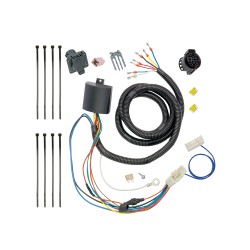 7-Way RV Trailer Wiring Harness Kit For 16-22 Honda Pilot All Styles 7-Way RV Trailer Wiring Harness Kit For 16-22 Honda Pilot All Styles