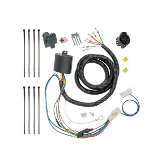 118286 2016 2017 2018 2019 2020 2021 2022 16 17 18 19 20 21 22 Pilot 0 Tekonsha Trailer Tow Wiring Harness 7-Way 7-Way RV Trailer Wiring Harness Kit For 16-22 Honda Pilot All Styles