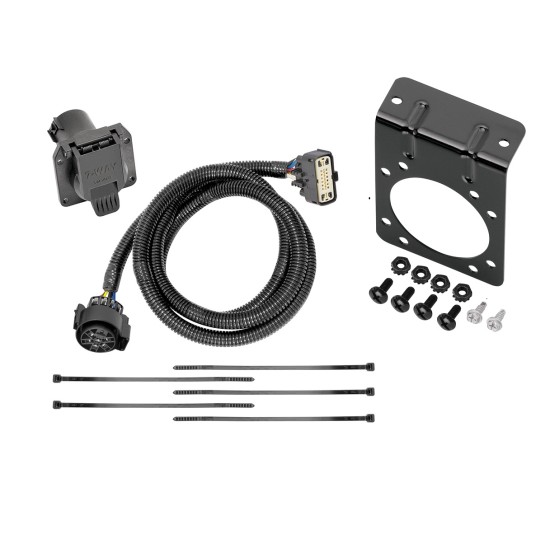Tow Harness Wiring Package (7-Way) 7-Way Mounting Bracket 118287 118138 Tekonsha 7-Way RV Trailer Wiring Harness Mounting Bracket 18-23 Buick Enclave 18-23 Chevy Traverse 18 19 20 21 22 23 2018 2019 2020 2021 2022 2023 7-Way RV Trailer Wiring Harness w/ Mounting Bracket For 18-24 Buick Enclave Chevy Traverse