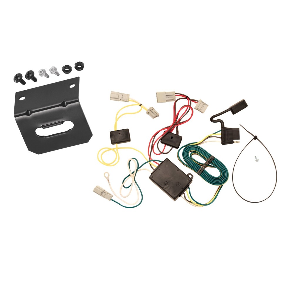 Plug and Play T-One Wiring Harness Connector 4-Flat Mounting Bracket Installation Instructions 118302 118144 Tekonsha Trailer Wiring and Bracket 06-08 Acura TSX 03-07 Honda Accord 4 Dr. Sedan Plug Play 4-Flat Harness 03 04 05 06 07 08 2003 2004 2005 2006 Trailer Wiring and Bracket For 06-08 Acura TSX 03-07 Honda Accord 4 Dr. Sedan Plug & Play 4-Flat Harness