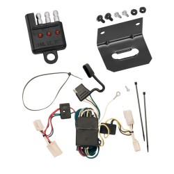 Trailer Wiring and Bracket and Light Tester For 03-06 Mitsubishi Outlander All Styles 4-Flat Harness Plug Play