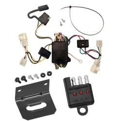 Trailer Wiring and Bracket and Light Tester For 02-06 Toyota Camry 4 Dr. Sedan 4-Flat Harness Plug Play Trailer Wiring and Bracket and Light Tester For 02-06 Toyota Camry 4 Dr. Sedan 4-Flat Harness Plug Play