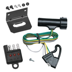 Trailer Wiring and Bracket and Light Tester For 80-86 Ford Bronco F-150 250 350 80-83 F-100 83-85 Ranger 4-Flat Harness Plug Play Trailer Wiring and Bracket and Light Tester For 80-86 Ford Bronco F-150 250 350 80-83 F-100 83-85 Ranger 4-Flat Harness Plug Play
