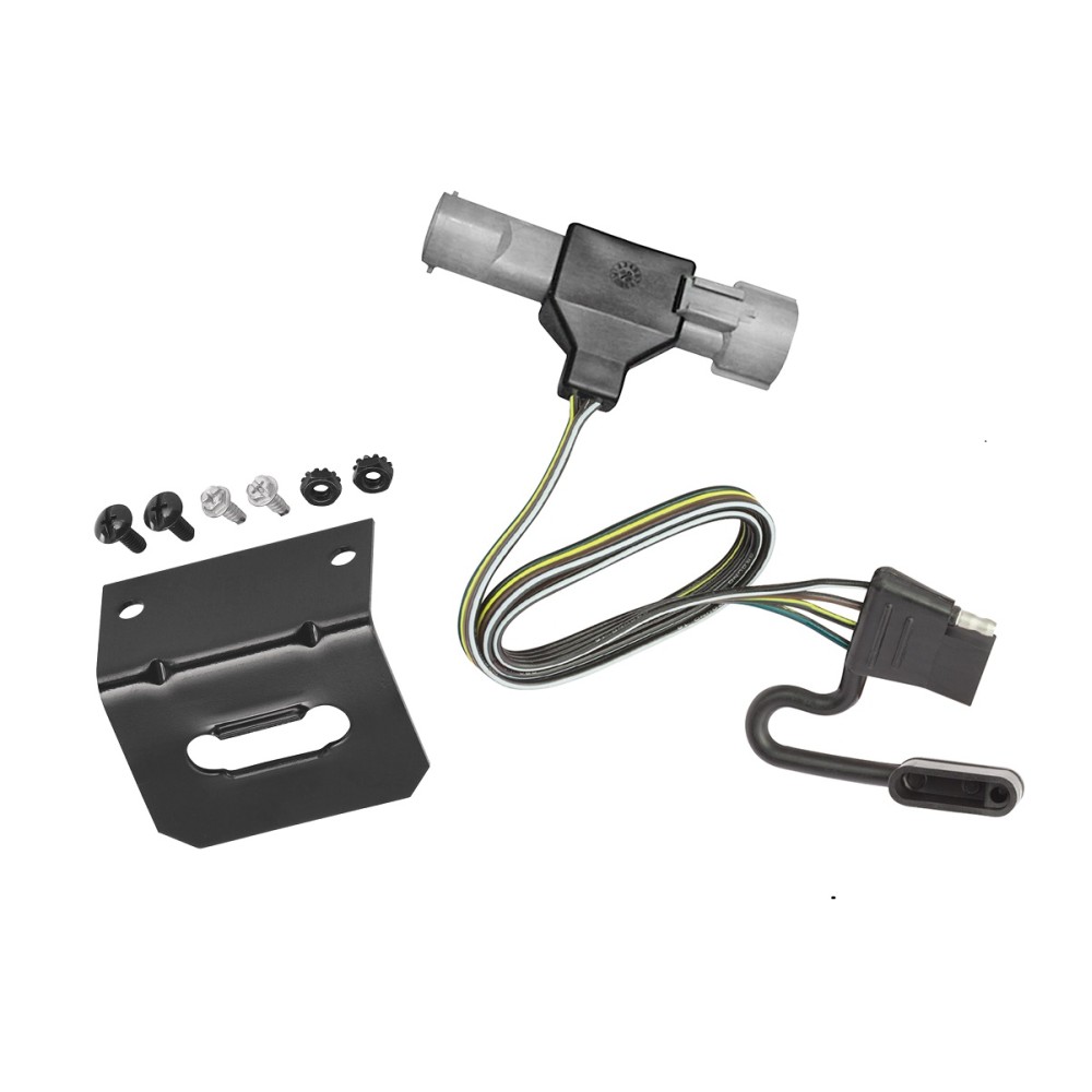 Trailer Wiring and Bracket For 87-96 Ford F-150 F-250 F ... heavy duty trailer wiring harness 
