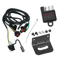 Trailer Wiring and Bracket and Light Tester For 91-95 Chrysler Town Country Dodge Caravan Grand Caravan Plymouth Grand Voyager 03-10 Dakota 06-09 Mitsubishi Raider 2011 Ram Dakota 4-Flat Harness Plug Play Trailer Wiring and Bracket and Light Tester For 91-95 Chrysler Town Country Dodge Caravan Grand Caravan Plymouth Grand Voyager 03-10 Dakota 06-09 Mitsubishi Raider 2011 Ram Dakota 4-Flat Harness Plug Play