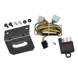 Trailer Wiring and Bracket and Light Tester For 94-97 Honda Passport 92-97 Isuzu Rodeo All Styles 4-Flat Harness Plug Play Trailer Wiring and Bracket and Light Tester For 94-97 Honda Passport 92-97 Isuzu Rodeo All Styles 4-Flat Harness Plug Play