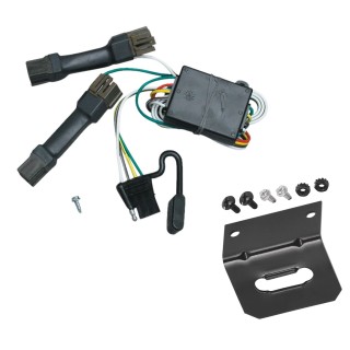 Plug and Play T-One Wiring Harness Connector 4-Flat Mounting Bracket 118333 118144 Tekonsha Trailer Wiring and Bracket 96-99 Taurus Mercury Sable Sedan 4-Flat Harness Plug Play 96 97 98 99 1996 1997 1998 1999 Trailer Wiring and Bracket For 96-99 Ford Taurus Mercury Sable Sedan 4-Flat Harness Plug Play
