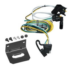 Trailer Wiring and Bracket For 00-03 Ford Ranger 95-02 Van 97-03 F-150 Expedition 01-03 Explorer Lincoln Navigator 4-Flat Harness Plug Play Trailer Wiring and Bracket For 00-03 Ford Ranger 95-02 Van 97-03 F-150 Expedition 01-03 Explorer Lincoln Navigator 4-Flat Harness Plug Play