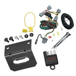 Trailer Wiring and Bracket w/ Light Tester For 94-98 Jeep Grand Cherokee ZJ Plug & Play 4-Flat Harness Trailer Wiring and Bracket w/ Light Tester For 94-98 Jeep Grand Cherokee ZJ Plug & Play 4-Flat Harness