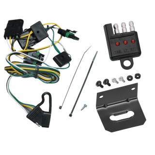 Plug and Play T-One Wiring Harness Connector 4-Flat Mounting Bracket 4-Flat Car End Tester w/ LED Display 118356 118144 20114 Tekonsha Trailer Wiring and Bracket Light Tester 91-97 Jeep Wrangler --(1997 TJ Canada Only)-- Plug Play 4-Flat Harness 91 92 93 Trailer Wiring and Bracket w/ Light Tester For 91-97 Jeep Wrangler --(1997 TJ Canada Only)-- Plug & Play 4-Flat Harness