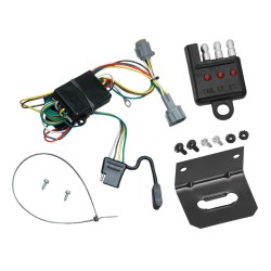 Trailer Wiring and Bracket w/ Light Tester For 98-04 Nissan Frontier 1998 Quest Mercury Villager Plug & Play 4-Flat Harness Trailer Wiring and Bracket w/ Light Tester For 98-04 Nissan Frontier 1998 Quest Mercury Villager Plug & Play 4-Flat Harness