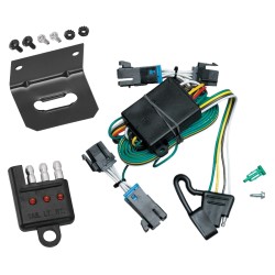 Trailer Wiring and Bracket w/ Light Tester For 00-02 Chevy Express GMC Savana 1500 2500 3500 Plug & Play 4-Flat Harness Trailer Wiring and Bracket w/ Light Tester For 00-02 Chevy Express GMC Savana 1500 2500 3500 Plug & Play 4-Flat Harness