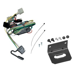 Trailer Wiring and Bracket For 95-04 Toyota Tacoma 89-95 Toyota Pickup Except T-100 Plug & Play 4-Flat Harness Trailer Wiring and Bracket For 95-04 Toyota Tacoma 89-95 Toyota Pickup Except T-100 Plug & Play 4-Flat Harness