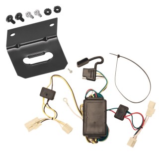 Plug and Play T-One Wiring Harness Connector 4-Flat Mounting Bracket Installation Instructions 118389 118144 Tekonsha Trailer Wiring and Bracket 01-05 Toyota RAV4 Plug Play 4-Flat Harness 01 02 03 04 05 2001 2002 2003 2004 2005 Trailer Wiring and Bracket For 01-05 Toyota RAV4 Plug & Play 4-Flat Harness