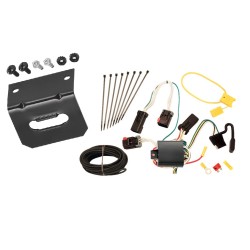Trailer Wiring and Bracket For 07-09 Chrysler Aspen 04-09 Dodge Durango Plug & Play 4-Flat Harness Trailer Wiring and Bracket For 07-09 Chrysler Aspen 04-09 Dodge Durango Plug & Play 4-Flat Harness