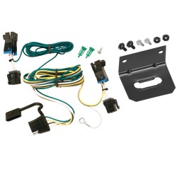Trailer Wiring and Bracket For 03-24 Chevy Express GMC Savana 1500 2500 3500 Plug & Play 4-Flat Harness Trailer Wiring and Bracket For 03-24 Chevy Express GMC Savana 1500 2500 3500 Plug & Play 4-Flat Harness