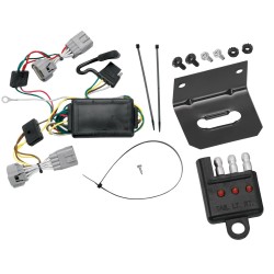 Trailer Wiring and Bracket w/ Light Tester For 05-06 Jeep Grand Cherokee Plug & Play 4-Flat Harness Trailer Wiring and Bracket w/ Light Tester For 05-06 Jeep Grand Cherokee Plug & Play 4-Flat Harness