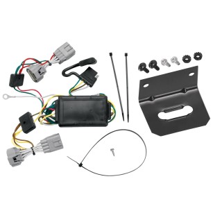 Plug and Play T-One Wiring Harness Connector 4-Flat Mounting Bracket Installation Instructions 118394 118144 Tekonsha Trailer Wiring and Bracket 05-06 Jeep Grand Cherokee Plug Play 4-Flat Harness 05 06 2005 2006 Trailer Wiring and Bracket For 05-06 Jeep Grand Cherokee Plug & Play 4-Flat Harness