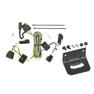Plug and Play T-One Wiring Harness Connector 4-Flat Mounting Bracket Installation Instructions 118398 118144 Tekonsha Trailer Wiring and Bracket 05-10 Chevy Cobalt 4 Door Inc. SS Sport 05-06 Pontiac Pursuit Plug Play 4-Flat Harness 05 06 07 08 09 10 2005 Trailer Wiring and Bracket For 05-10 Chevy Cobalt 4 Door Inc. SS Sport 05-06 Pontiac Pursuit Plug & Play 4-Flat Harness