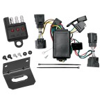 Plug and Play T-One Wiring Harness Connector 4-Flat Mounting Bracket 4-Flat Car End Tester w/ LED Display 118408 118144 20114 Tekonsha Trailer Wiring and Bracket Light Tester 06-10 Jeep Commander Plug Play 4-Flat Harness 06 07 08 09 10 2006 2007 2008 200 Trailer Wiring and Bracket w/ Light Tester For 06-10 Jeep Commander Plug & Play 4-Flat Harness