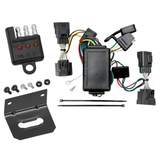 Plug and Play T-One Wiring Harness Connector 4-Flat Mounting Bracket 4-Flat Car End Tester w/ LED Display 118408 118144 20114 Tekonsha Trailer Wiring and Bracket Light Tester 06-10 Jeep Commander Plug Play 4-Flat Harness 06 07 08 09 10 2006 2007 2008 200 Trailer Wiring and Bracket w/ Light Tester For 06-10 Jeep Commander Plug & Play 4-Flat Harness
