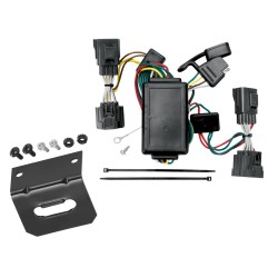 Trailer Wiring and Bracket For 06-10 Jeep Commander Plug & Play 4-Flat Harness Trailer Wiring and Bracket For 06-10 Jeep Commander Plug & Play 4-Flat Harness