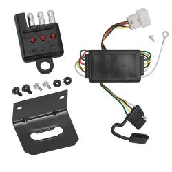 Trailer Wiring and Bracket w/ Light Tester For 07-11 Honda CR-V Plug & Play 4-Flat Harness Trailer Wiring and Bracket w/ Light Tester For 07-11 Honda CR-V Plug & Play 4-Flat Harness