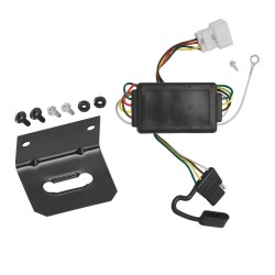 Trailer Wiring and Bracket For 07-11 Honda CR-V Plug & Play 4-Flat Harness Trailer Wiring and Bracket For 07-11 Honda CR-V Plug & Play 4-Flat Harness