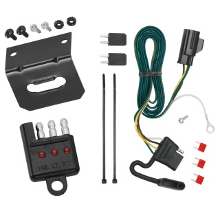 Plug and Play T-One Wiring Harness Connector 4-Flat Mounting Bracket 4-Flat Car End Tester w/ LED Display 118432 118144 20114 Tekonsha Trailer Wiring and Bracket Light Tester 07-09 Chevy Equinox Pontiac Torrent Suzuki XL-7 Plug Play 4-Flat Harness 07 08 Trailer Wiring and Bracket w/ Light Tester For 07-09 Chevy Equinox Pontiac Torrent Suzuki XL-7 Plug & Play 4-Flat Harness