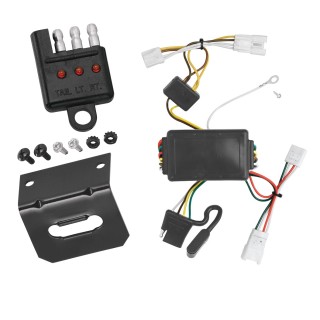 Plug and Play T-One Wiring Harness Connector 4-Flat Mounting Bracket 4-Flat Car End Tester w/ LED Display 118433 118144 20114 Tekonsha Trailer Wiring and Bracket Light Tester 07-10 Hyundai Elantra 06-09 Hyundai Sonata 09-10 KIA Optima Plug Play 4-Flat Ha Trailer Wiring and Bracket w/ Light Tester For 07-10 Hyundai Elantra 06-09 Hyundai Sonata 09-10 KIA Optima Plug & Play 4-Flat Harness