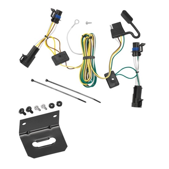 Plug and Play T-One Wiring Harness Connector 4-Flat Mounting Bracket Installation Instructions 118439 118144 Tekonsha Trailer Wiring and Bracket 04-07 Chevy Malibu LS LT Maxx 06-07 SS 2008 Classic 05-09 Pontiac G6 Plug Play 4-Flat Harness 04 05 06 07 08 0 Trailer Wiring and Bracket For 04-07 Chevy Malibu LS LT Maxx 06-07 SS 2008 Classic 05-09 Pontiac G6 Plug & Play 4-Flat Harness