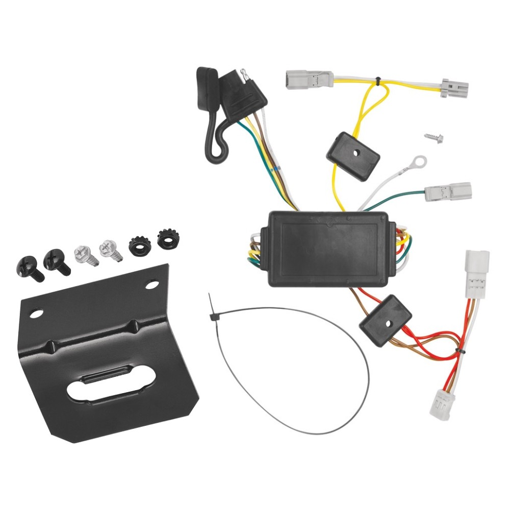Plug and Play T-One Wiring Harness Connector 4-Flat Mounting Bracket Installation Instructions 118441 118144 Tekonsha Trailer Wiring and Bracket 03-05 Honda Accord 2 Dr. Coupe Plug Play 4-Flat Harness 03 04 05 2003 2004 2005 Trailer Wiring and Bracket For 03-05 Honda Accord 2 Dr. Coupe Plug & Play 4-Flat Harness