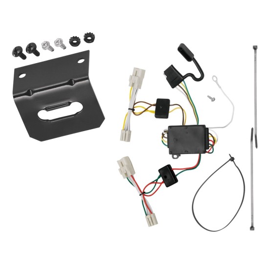Plug and Play T-One Wiring Harness Connector 4-Flat Mounting Bracket Installation Instructions 118453 118144 Tekonsha Trailer Wiring and Bracket 11-20 KIA Optima 07-09 KIA Amanti Plug Play 4-Flat Harness 07 08 09 11 12 13 14 15 16 17 18 19 20 2007 2008 20 Trailer Wiring and Bracket For 11-20 KIA Optima 07-09 KIA Amanti Plug & Play 4-Flat Harness