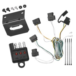 Trailer Wiring and Bracket w/ Light Tester For 08-11 Ford Focus Plug & Play 4-Flat Harness Trailer Wiring and Bracket w/ Light Tester For 08-11 Ford Focus Plug & Play 4-Flat Harness