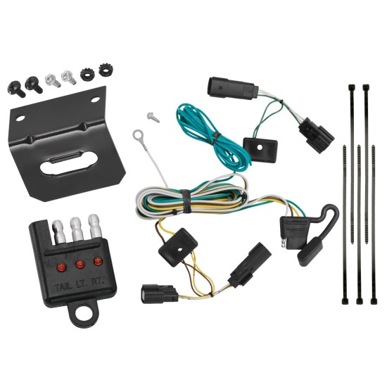 Plug and Play T-One Wiring Harness Connector 4-Flat Mounting Bracket 4-Flat Car End Tester w/ LED Display 118472 118144 20114 Tekonsha Trailer Wiring and Bracket Light Tester 09-20 Flex Plug Play 4-Flat Harness 09 10 11 12 13 14 15 16 17 18 19 20 2009 20 Trailer Wiring and Bracket w/ Light Tester For 09-20 Ford Flex Plug & Play 4-Flat Harness
